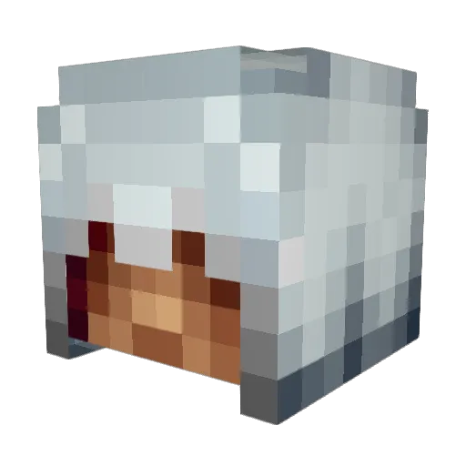 Grpo Minecraft avatar head, 3D render