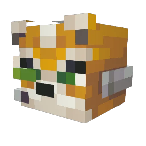 Grubbs20000 Minecraft avatar head, 3D render