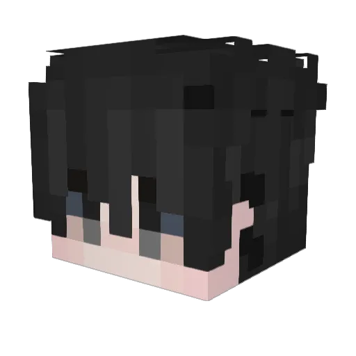 Gruben_Buddler Minecraft avatar head, 3D render