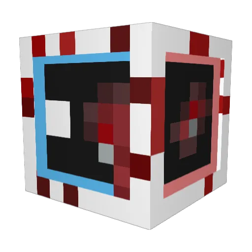 Grubster_ Minecraft avatar head, 3D render