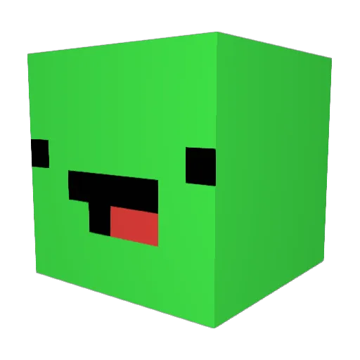 Grucha1 Minecraft avatar head, 3D render
