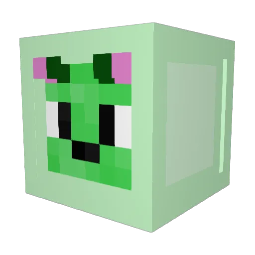 GrudgingRacer66 Minecraft avatar head, 3D render
