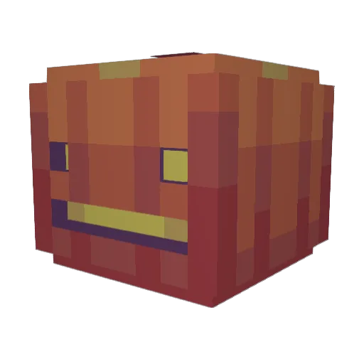 Grudumpf Minecraft avatar head, 3D render