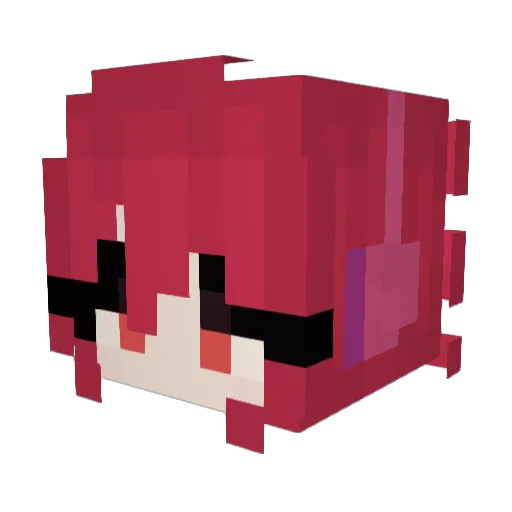 GruffyBears1 Minecraft avatar head, 3D render