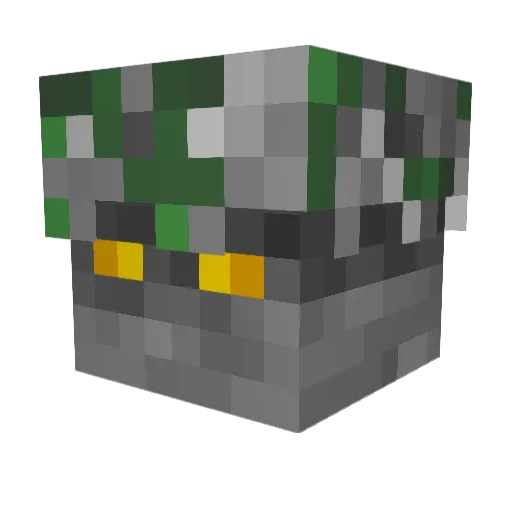 Grugamesh Minecraft avatar head, 3D render