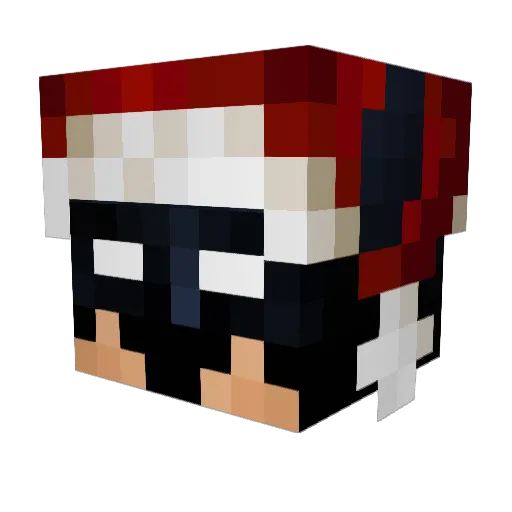Grumble_Games Minecraft avatar head, 3D render