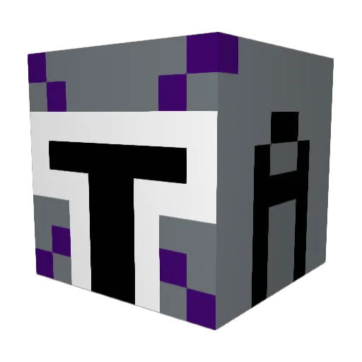Grumbledog Minecraft avatar head, 3D render