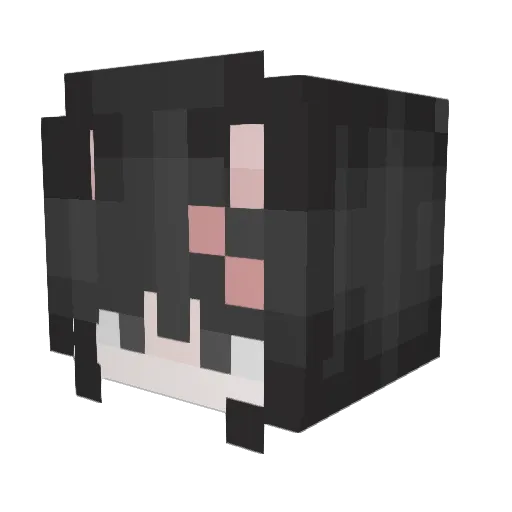 Grump501 Minecraft avatar head, 3D render