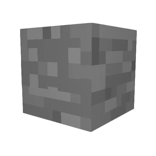 GrumpSoup Minecraft avatar head, 3D render