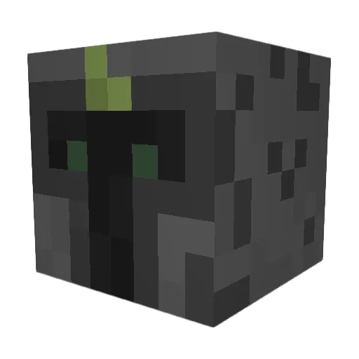 GrumpyGills50 Minecraft avatar head, 3D render