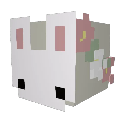 GrumpyKimchi Minecraft avatar head, 3D render