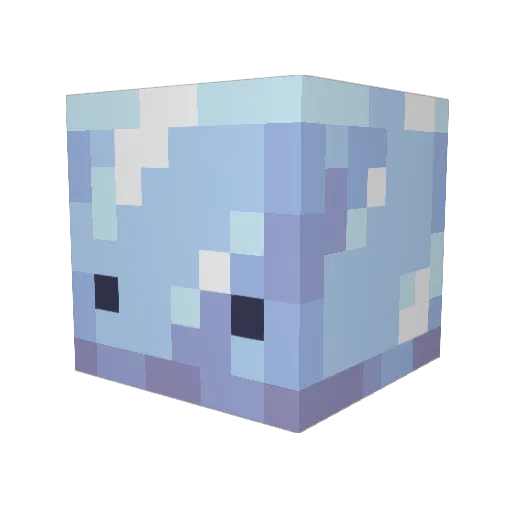 GrumpyPuppy25 Minecraft avatar head, 3D render