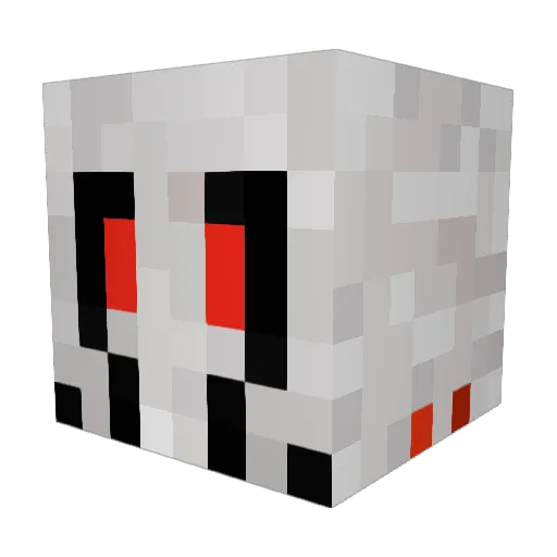 GrumpyScroob66 Minecraft avatar head, 3D render