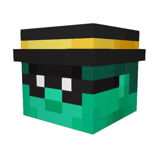 Grunea_Major Minecraft avatar head, 3D render