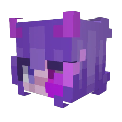 Grungir92 Minecraft avatar head, 3D render