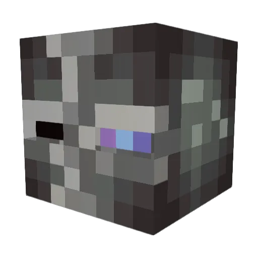 GrungyMicrobe Minecraft avatar head, 3D render