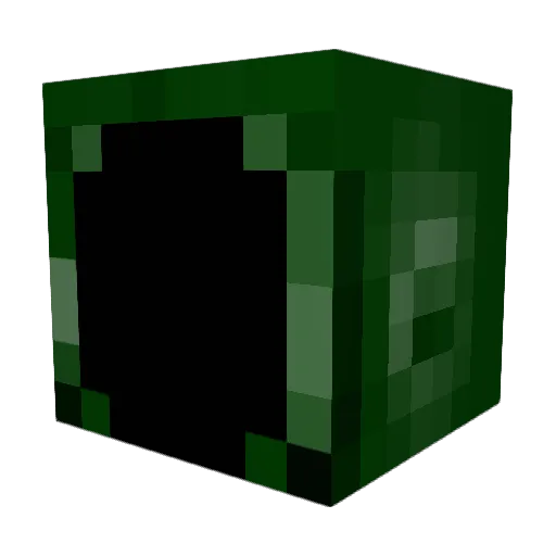 Grunnok Minecraft avatar head, 3D render