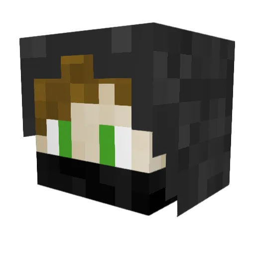 GruntSlayer1 Minecraft avatar head, 3D render