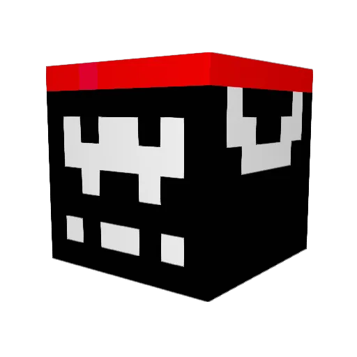 Grunwar Minecraft avatar head, 3D render