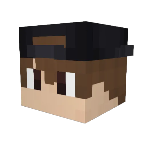 Grusian_Salt Minecraft avatar head, 3D render
