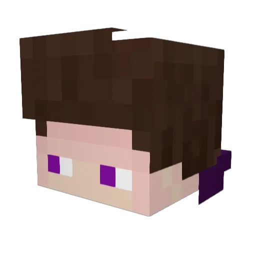 Grussi74 Minecraft avatar head, 3D render