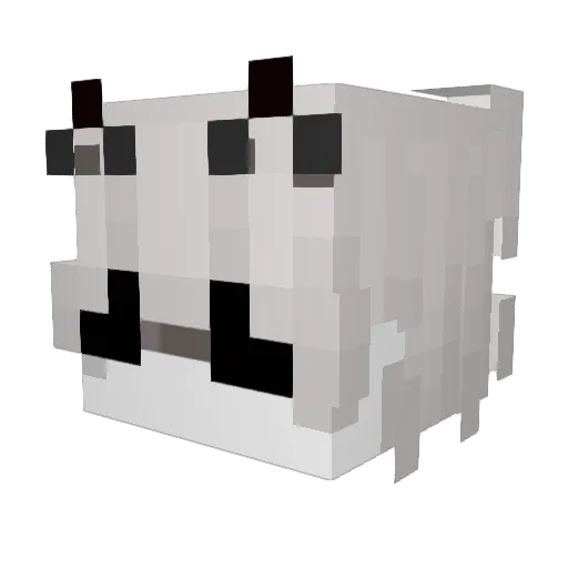 GryYoutube Minecraft avatar head, 3D render