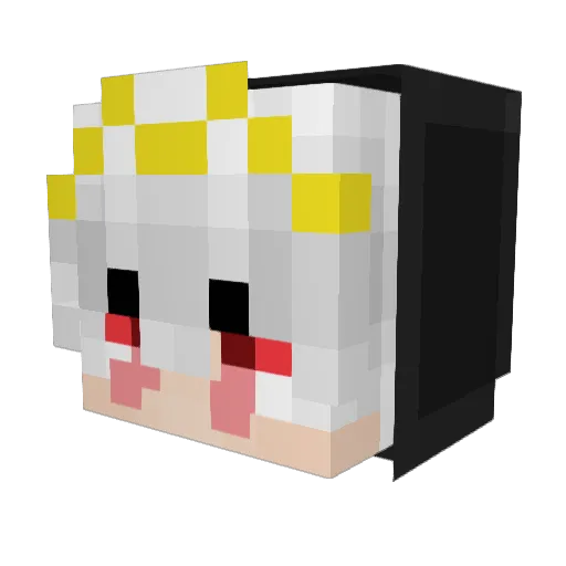 Gry_phony Minecraft avatar head, 3D render