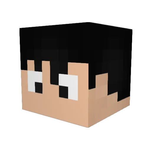 Gryllis_Rex Minecraft avatar head, 3D render