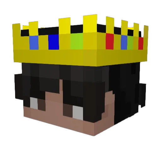 Gryphey Minecraft avatar head, 3D render