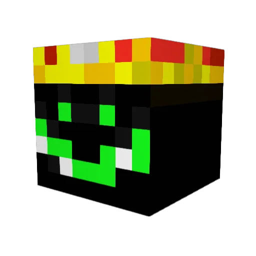 GryphonKing Minecraft avatar head, 3D render