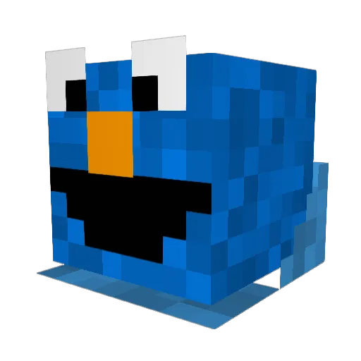 Grzdylo Minecraft avatar head, 3D render