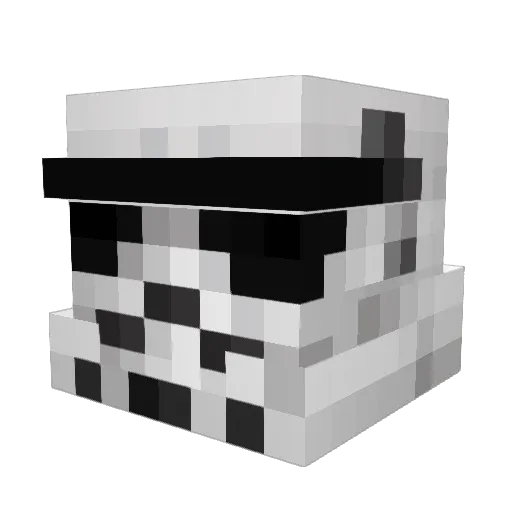 Grzechosz Minecraft avatar head, 3D render
