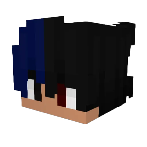 Grzesio_Walker Minecraft avatar head, 3D render