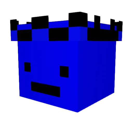 Grzybek50 Minecraft avatar head, 3D render