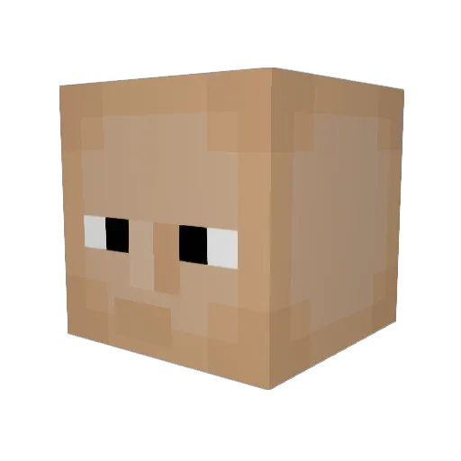 GsDRobinHood Minecraft avatar head, 3D render