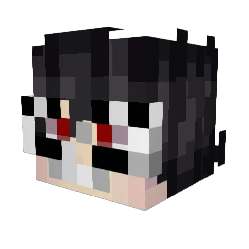 GsDugot Minecraft avatar head, 3D render
