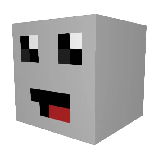 Gs_Disaster Minecraft avatar head, 3D render