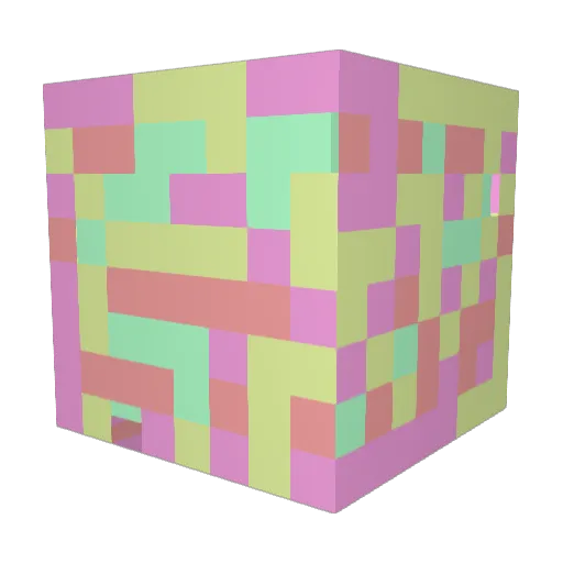 Gs_MEGA_Zredx Minecraft avatar head, 3D render