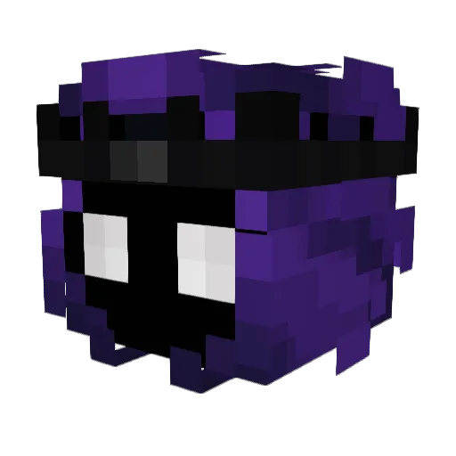 GsaR13 Minecraft avatar head, 3D render