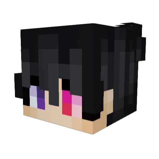 Gsaeed Minecraft avatar head, 3D render