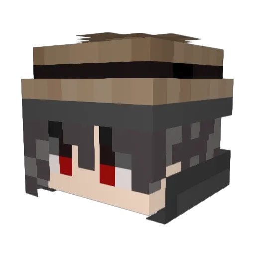 GsdlmR Minecraft avatar head, 3D render