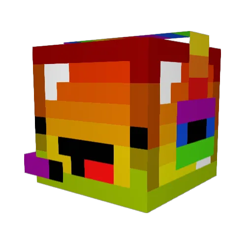 Gshiotuqui Minecraft avatar head, 3D render