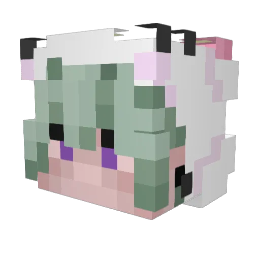 Gslayer3 Minecraft avatar head, 3D render