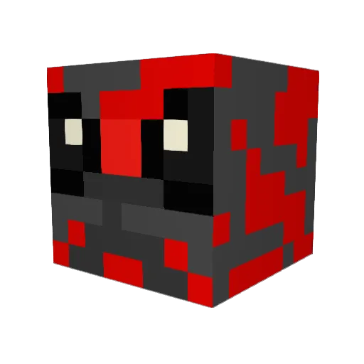 Gsnowd Minecraft avatar head, 3D render