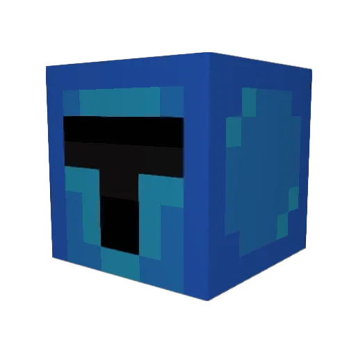 GspaceMan Minecraft avatar head, 3D render
