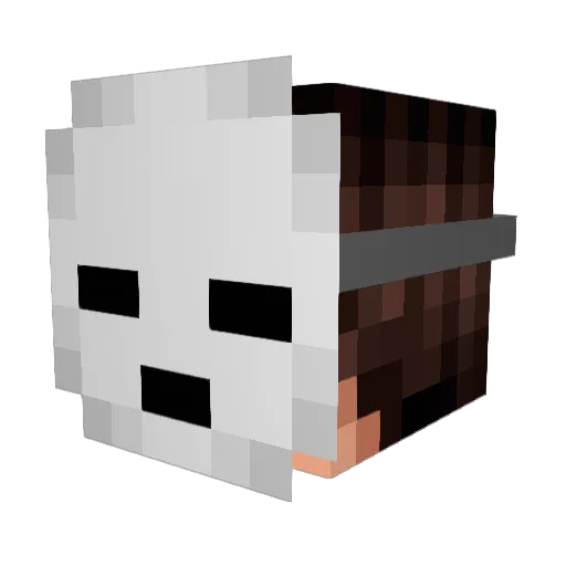 Gst3 Minecraft avatar head, 3D render