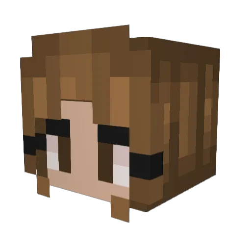 Gstar1245 Minecraft avatar head, 3D render
