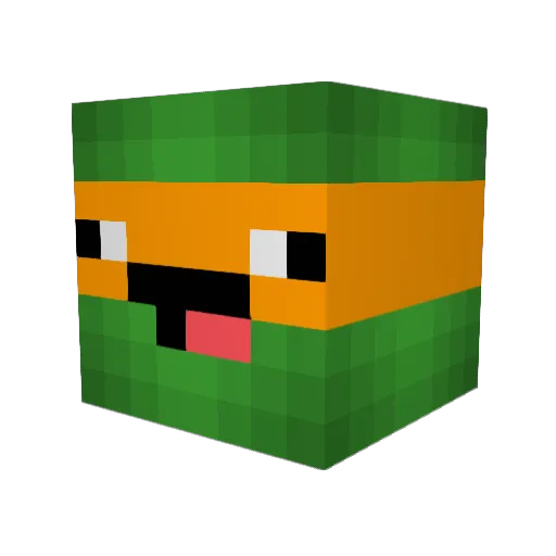 Gstar_r Minecraft avatar head, 3D render