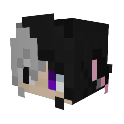GtDinger Minecraft avatar head, 3D render