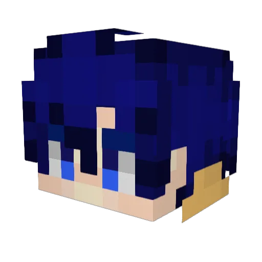 Gt_Draco367 Minecraft avatar head, 3D render